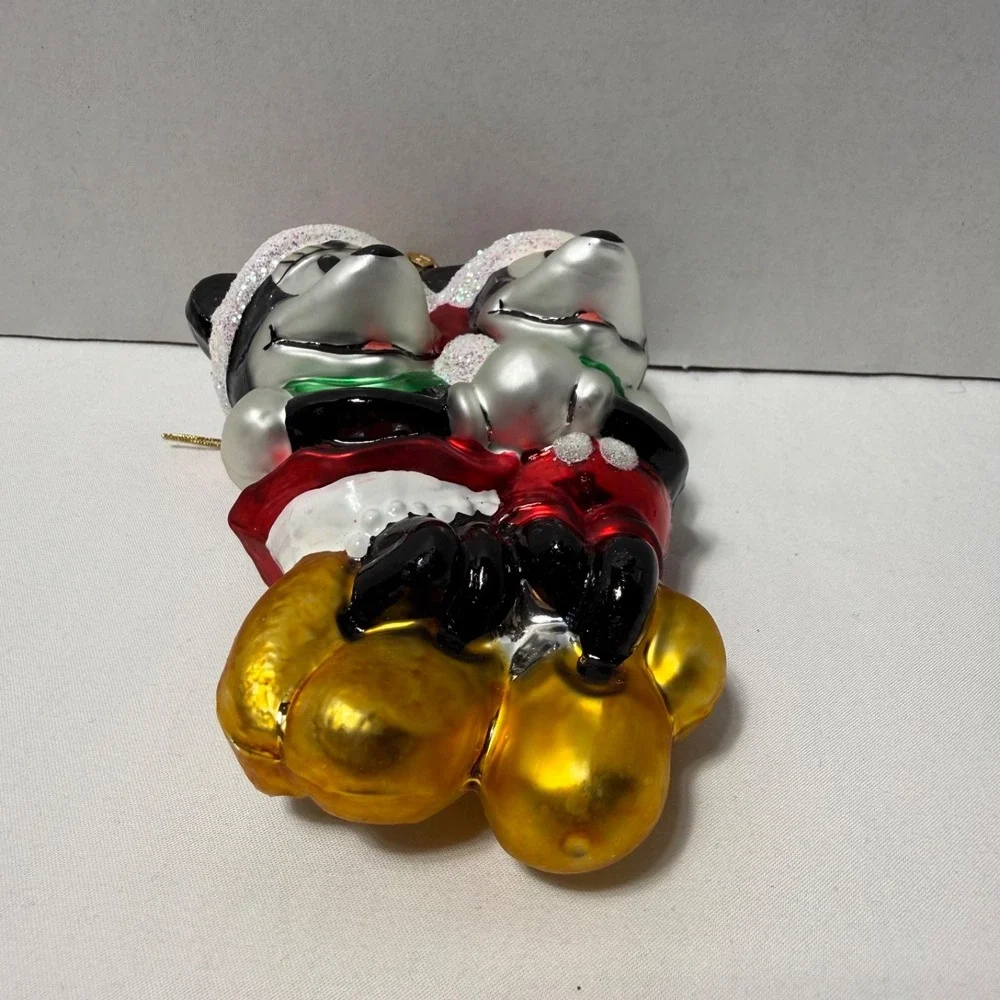 Vintage 1996 Radko Disney Mickey Minnie Mouse HOLIDAY SKATERS Christmas Ornament